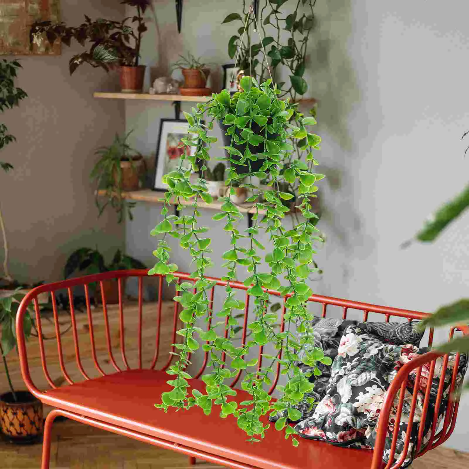 5 шт. искусственные подвесные растения в горшках уличный декор потолочные