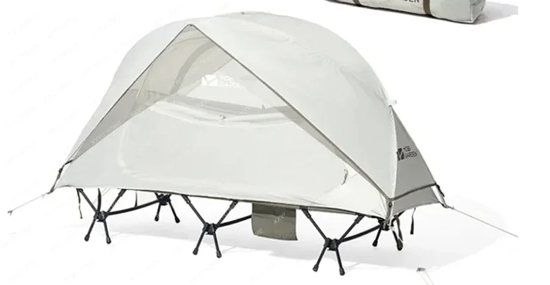 

MOBI GARDEN Tent Portable Camping Equipment Accessories Outdoor Camping Ultralight Folding Rain proof Single Marching Bed Tent