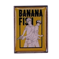 banana anime enamel pin wrap clothes lapel brooch fine badge fashion jewelry friend gift