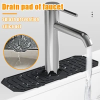kitchen faucet drainage pad waterproof and dry silicone pad bathroom countertop protection quick drying tray furniture supplies