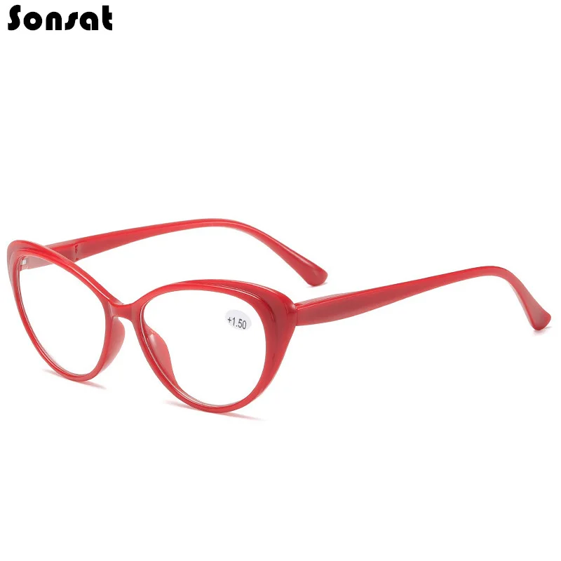 

Очки для чтения Cateye женские, аксессуар для чтения с фильтром синего света, при пресбиопии, «кошачий глаз», в винтажном стиле