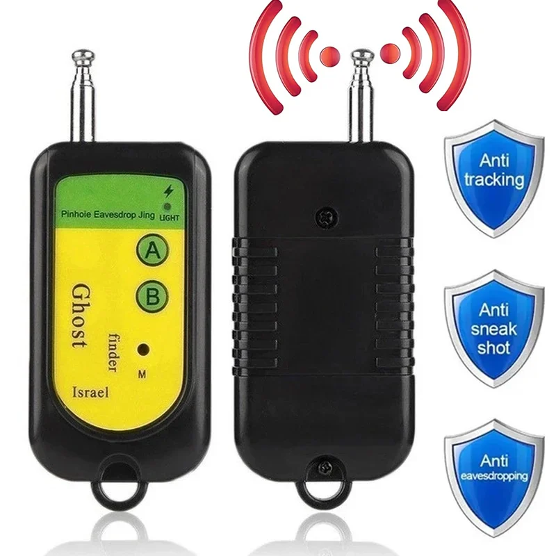 

Anti-Spy Wireless RF Signal Detector Bug GPS Camera Signal Detection GPS Tracker Hidden Camera Eavesdropping Finder Device