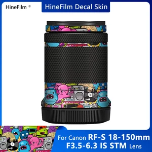 RFS 18150 Lens Decal Skin Anti Scratch Wrap Cover for Canon RF-S18-150mm F3.5-6.3 IS STM Lens Premium Court Wraps Cases