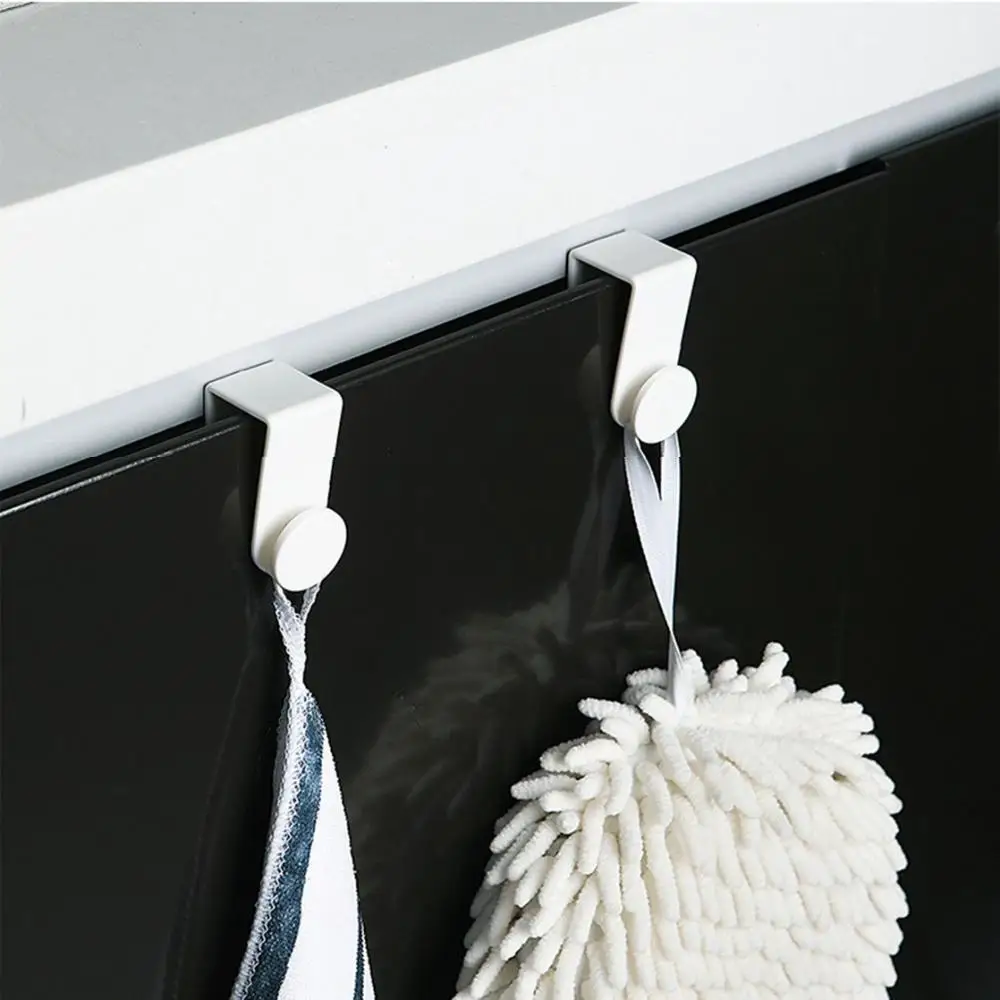 

Multi-Functional Hooks Door Hooks Free Punching Cabinet Draw Over Door Hook Hanger Holder Towel Clothes Storage Organizer