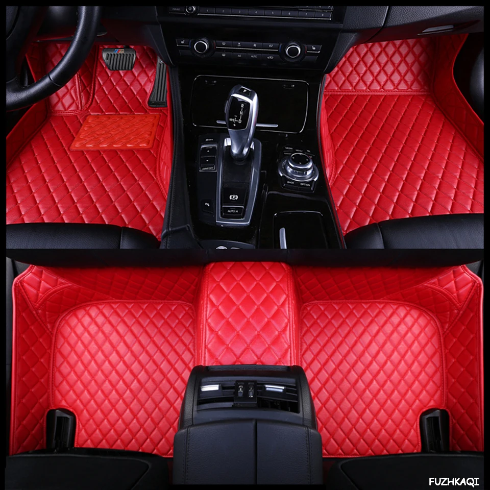 

Only front logo car floor mats fit 98% model for Toyota Lada Renault Kia Volkswage Honda BMW BENZ accessories foot mat