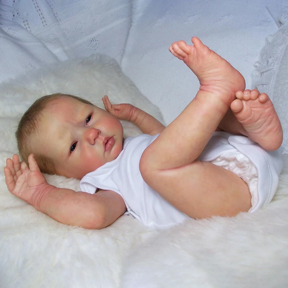 

Реалистичная кукла-реборн 49 см, игрушка ручной работы для малышей, дизайнерские аксессуары для одежды для будущих мам