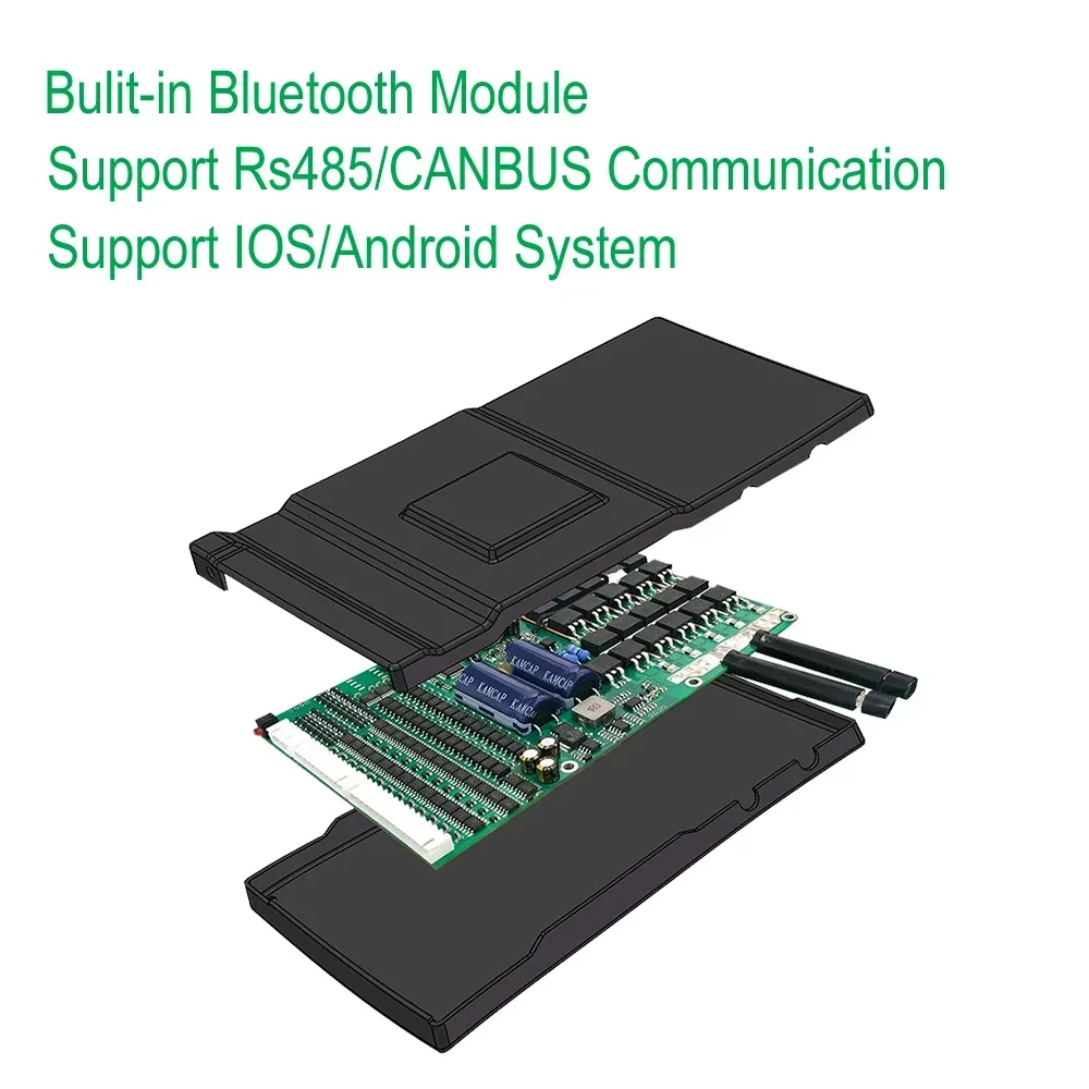 JK BMS JK-BD6A24S8P Smart 0 6 Активный баланс 8S 9S 10S 12S 16S 20S 24S Ток непрерывного разряда 80A Lifepo4