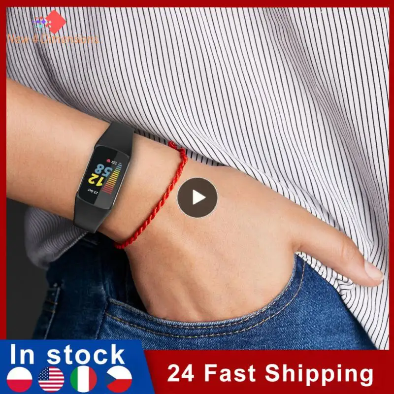 

Smart Accessories Breathable Wristband Soft Watchband Replaceable Silicone Strap For Fitbit Charge5 Tpu Strap