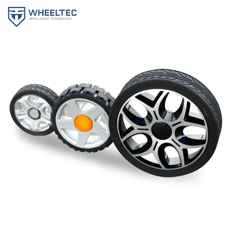 Solid Rubber Load-bearing Wheel Active Wheel 100mm Intelligent Small Wheel Driving tire Unmanned Vehicle AGV No Inflation