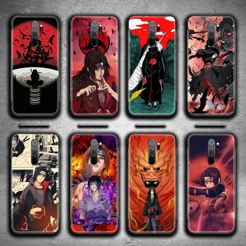 

Naruto Itachi Sharingan Phone Case for Redmi 9A 9 8A Note 11 10 9 8 8T Pro Max K20 K30 K40 Pro