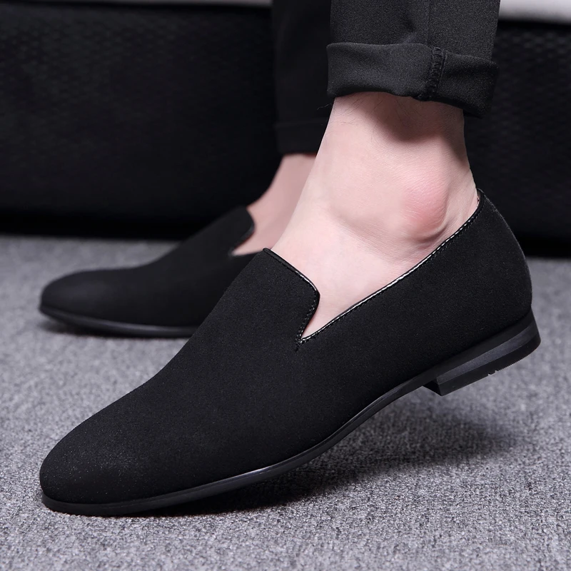 Мужские кожаные мокасины