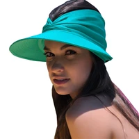 2022 new summer beach hat big visor sun hats for women outdoor uv protection top empty sport baseball cap