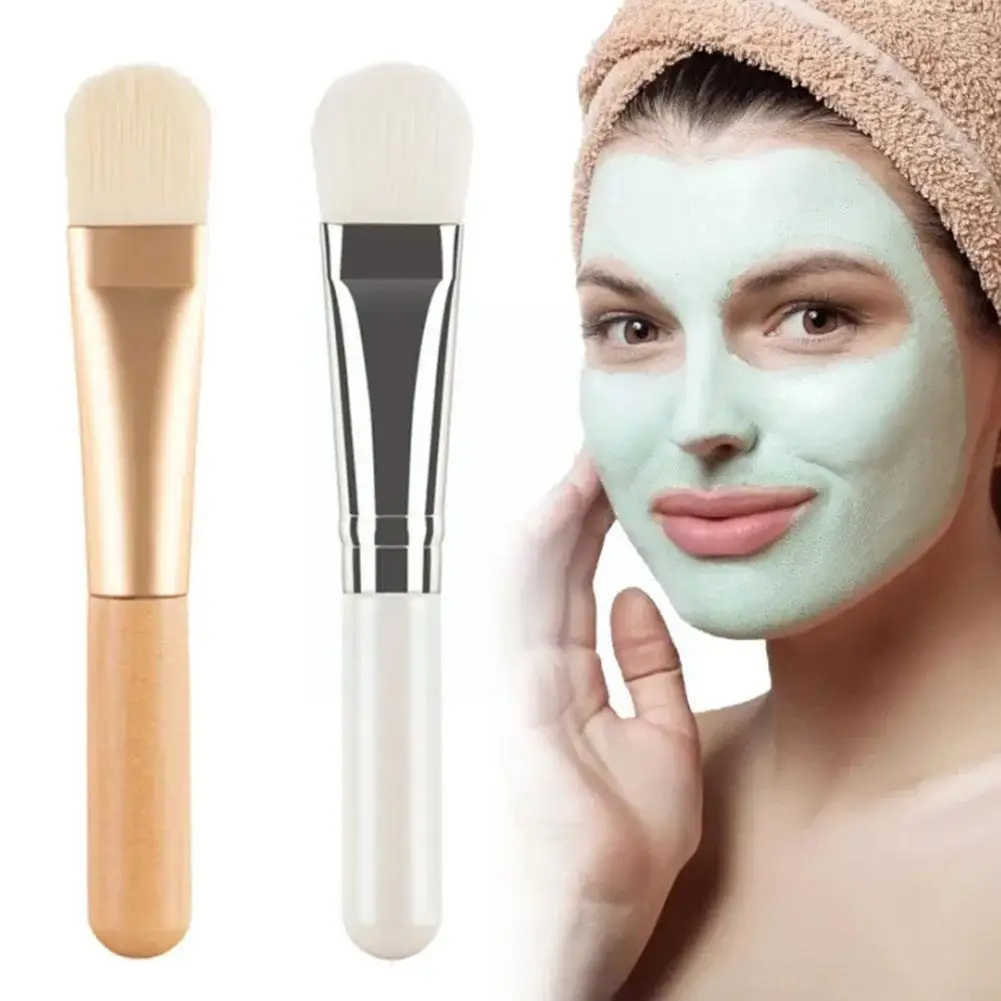 

Facial Mask Brush Soft Hairy Wood For Face Cosmetic Tool Skin Care Blender Foundation Applicator Concealer Brush H6J3