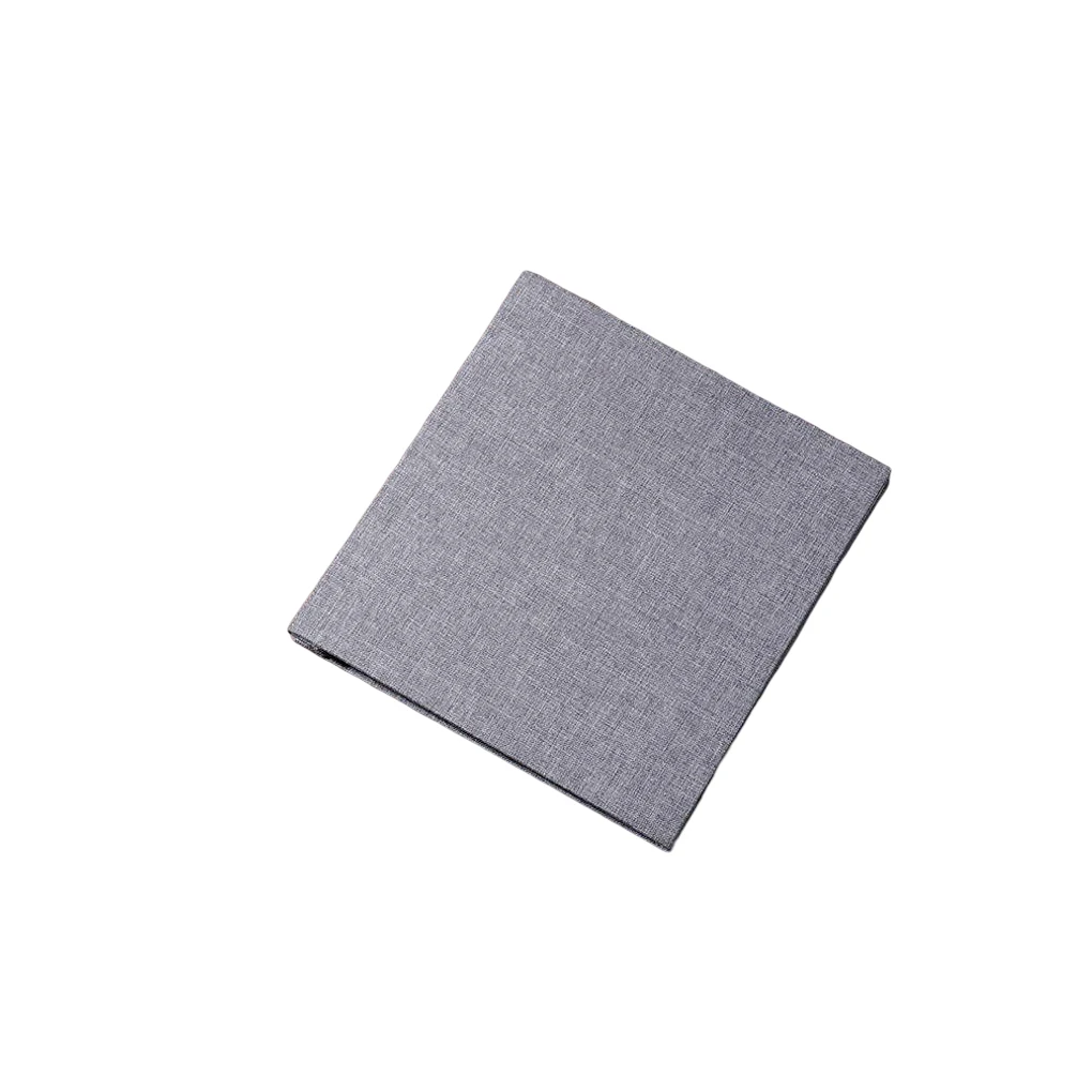 

Альбом для фотографий из льна, «сделай сам» 16 дюймов, 20 страниц, клейкие картинки в простом стиле, книга для путешествий, дня рождения, любимы...