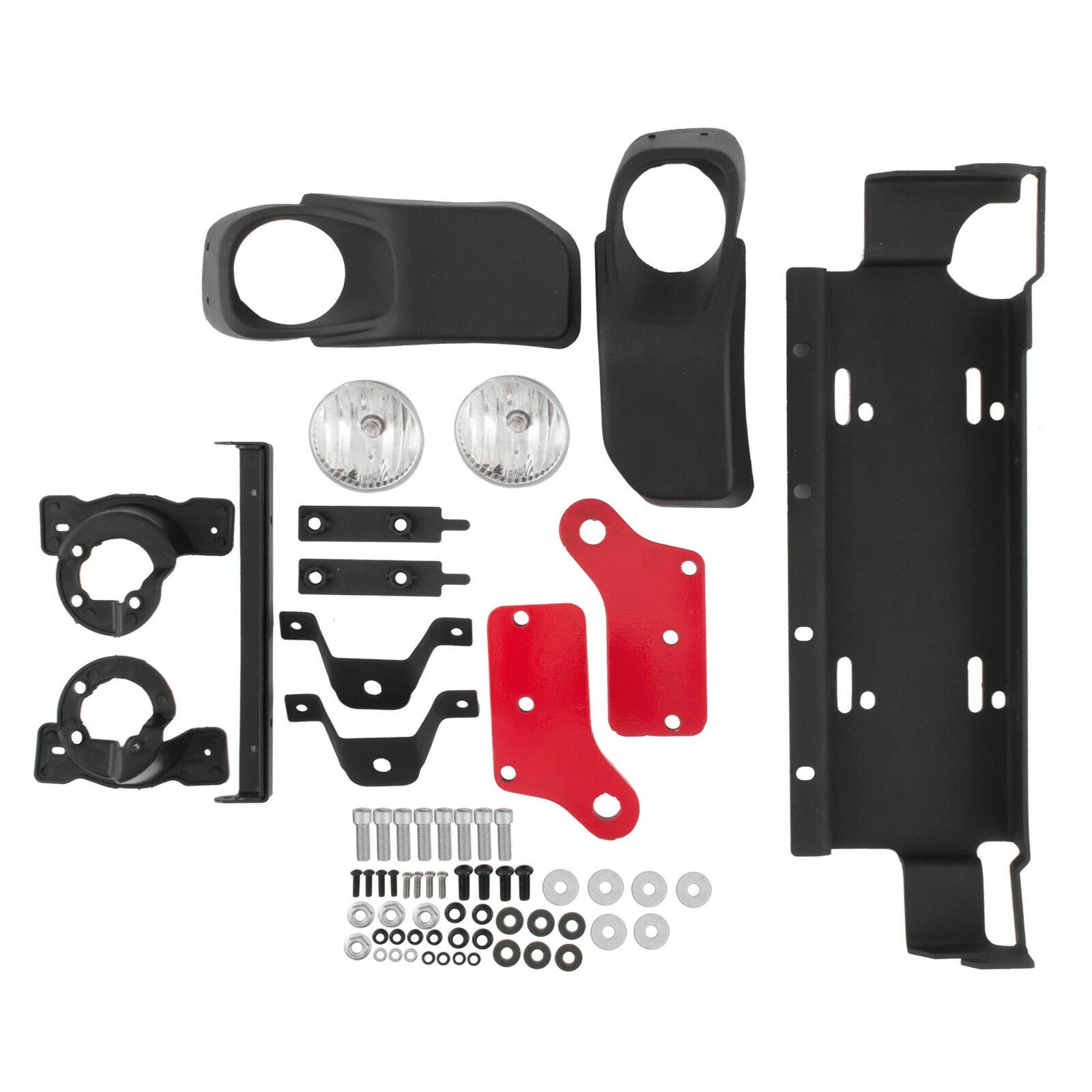 Металлический передний бампер в стиле 10-летия подходит для Jeep JK Wrangler Rubicon 07-18 гг.