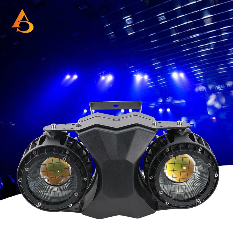 2x100 Вт COB Прожектор Теплый Холодный Белый 2 в 1 Наружный Водонепроницаемый