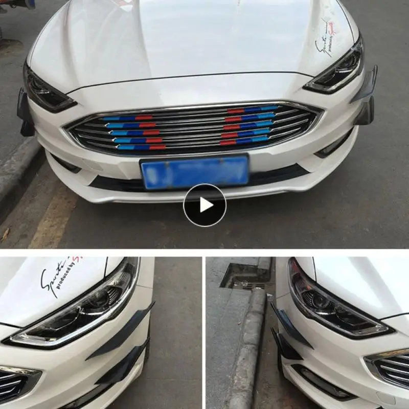 

Universal Carbon Fiber Front Surround Spoiler Car Modification Motorcycle Side Large Plate Durable Knife Wind Car Accessories