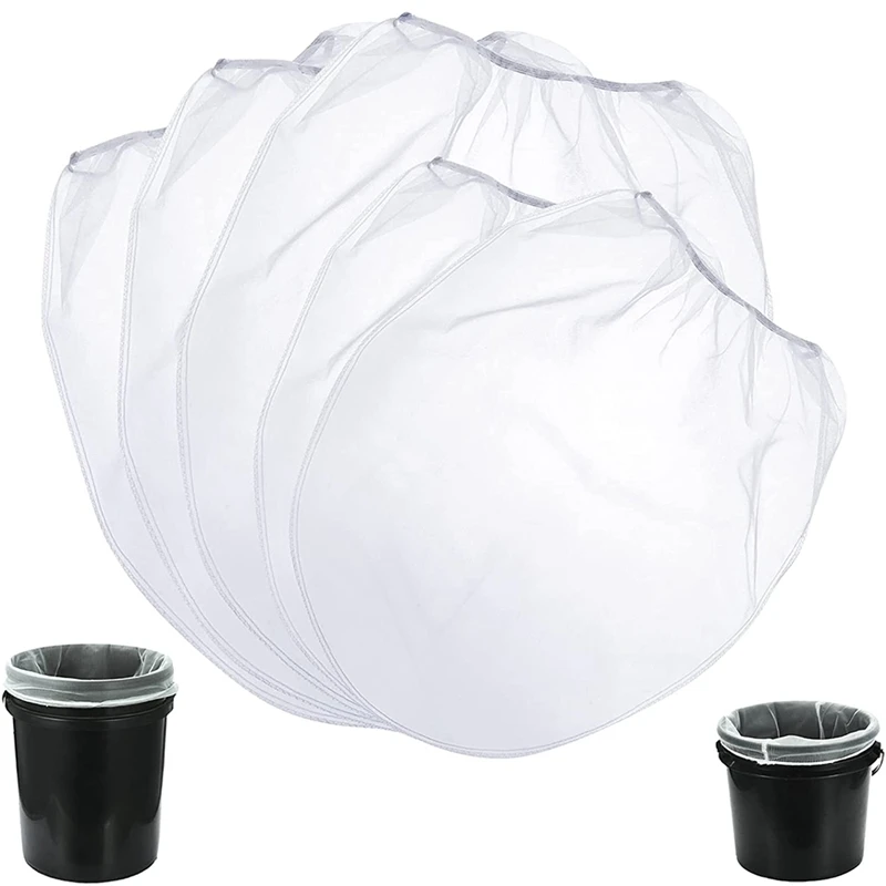 

GTBL 30 Pieces Paint Strainer Bags 20Pcs 5 Gallon White Fine Mesh Filters Bag 10Pcs1 Gallon Paint Filter Bag For Paint