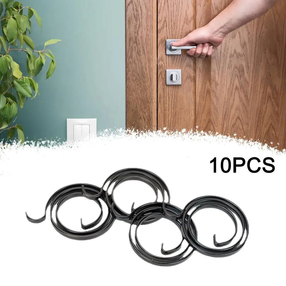 10pcs Replacement Spring for Door knob Handle Lever Internal Coil Repair spindle lock torsion spring flat section Cables