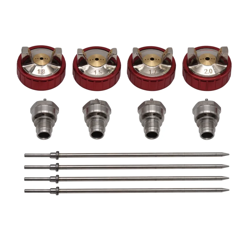 Новый пистолет-распылитель R500 LVLP 1 3/1 5/1 7/2 0 мм набор игл и крышек сопла распылитель