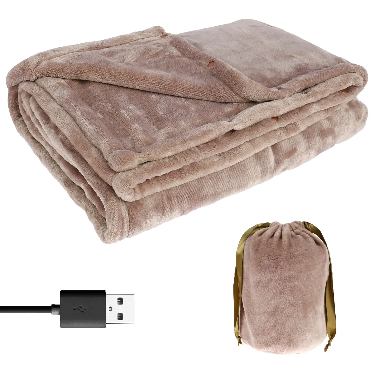 USB Electric Heating Shawl Heated Blanket 160x85cm Electric Heating Plush Throw Flannel Heated Blanket Heating Warm Blankets
