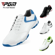 PGM 남자 골프 신발 Anti-slip 통기성 골프 스 니 커 즈 슈퍼 섬유 물 증거 Footjoy 야외 스포츠 레저 트레이너 XZ051