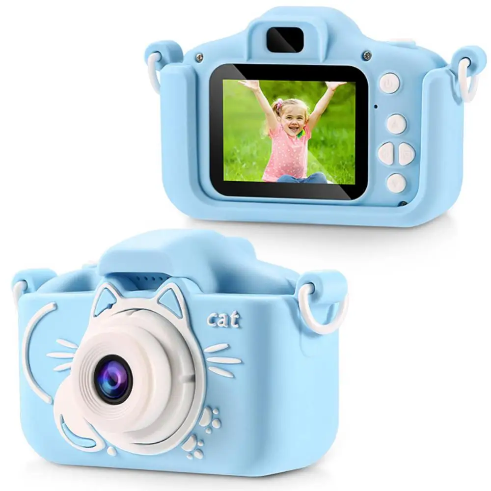 

Video Camera Hd Mini Digital Camera 2000w Pixel 2 Inch Screen Children Birthday Gifts Kids Camera Slr Camera Photography Toy