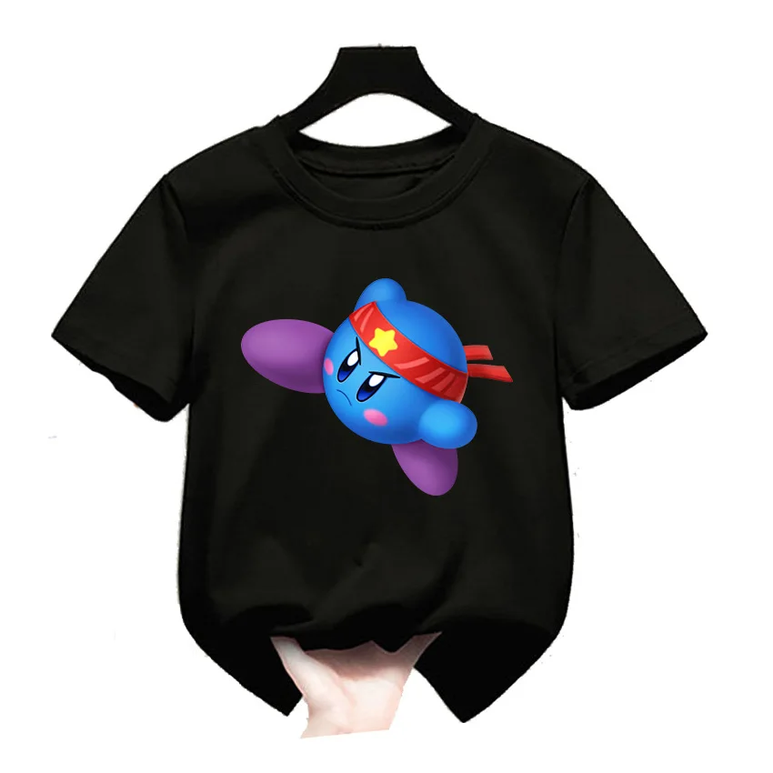 2022 Summer New Kids kirbys 3D Printed Clothes Set Boys Girls Summer T-Shirts 2 Piece Set 4-14 Years Old Fashion New Sets