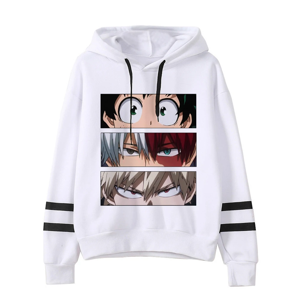 Толстовки унисекс с японским аниме Моя геройская Академия мужские худи химико