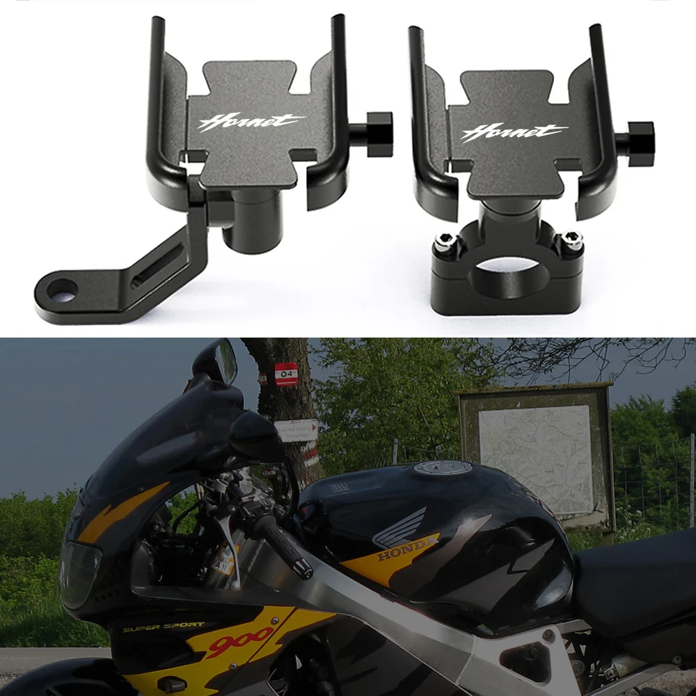 

For HONDA CB600 CB519 Hornet 600 900 CBR600 CBR Motorcycle Accessories Handlebar Mobile Phone Holder GPS Clip Stand Bracket