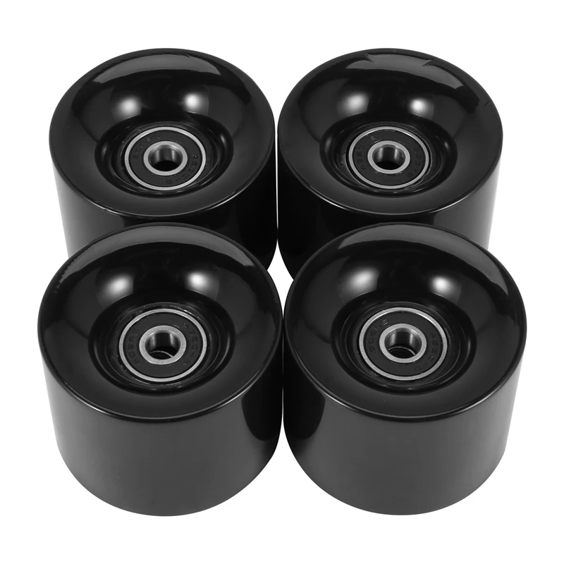 Wheels + Abec-9 Bearing Steel And Spacers Cruiser Wheels