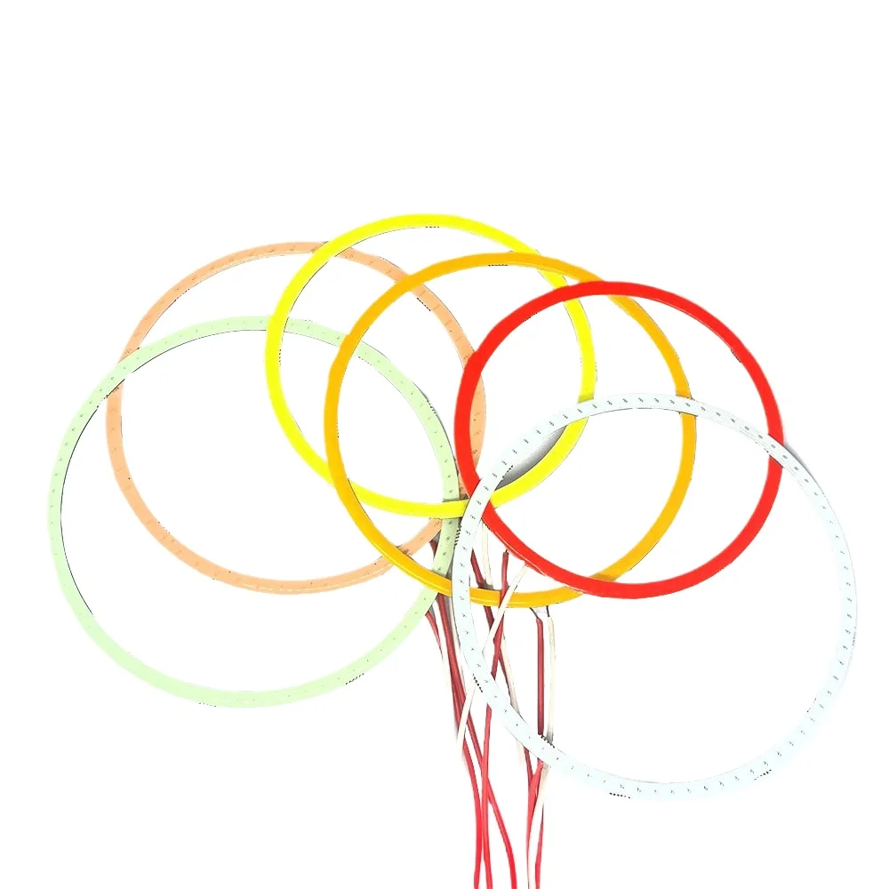 2 шт. 60 мм 70 80 90 COB Ангельские глазки без крышки Авто Halo Кольца Автомобильные фары