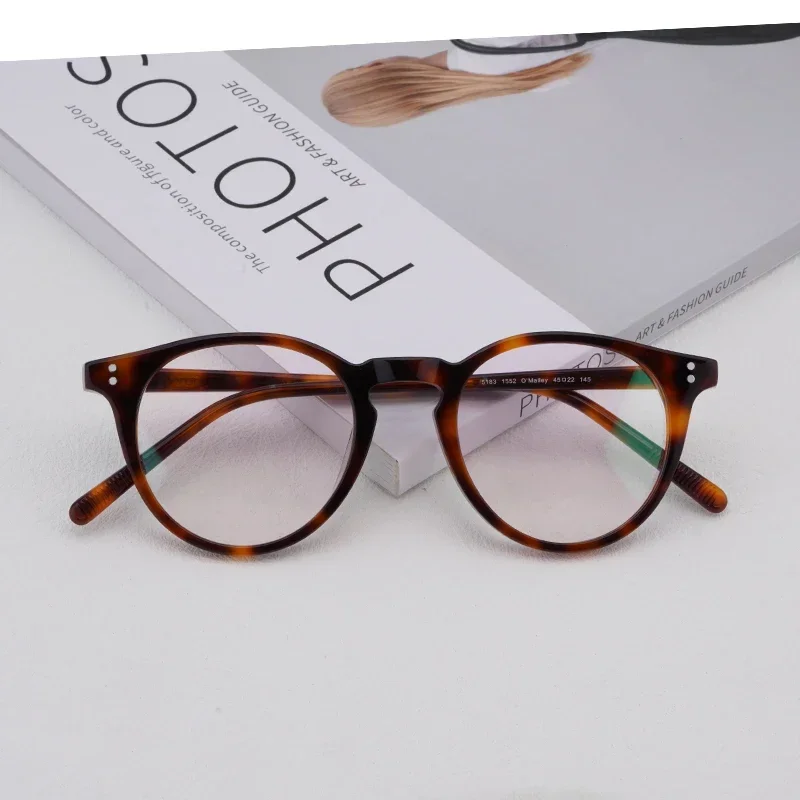 Оправа для очков O'Malley из ацетата круглая оправа близорукости по рецепту линзы