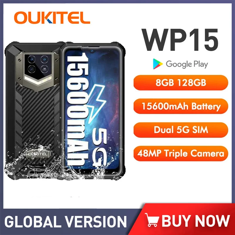 Global Version 5G Oukitel WP15 6.52