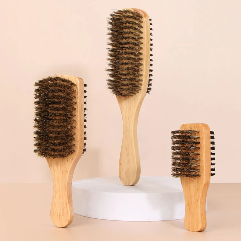 

Men's Double-sided Beard Styling Brush Multifunctional Household Beard Grooming Hair Scrubbing Brush Hairdressing Tools