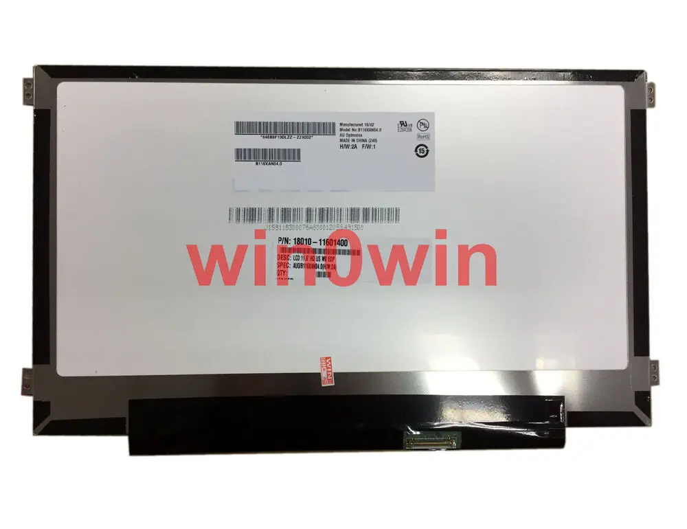 

For B116XAN04.0 fit LTN116AL02 LTN116AL01 N116BCA-EA1 Rev.c1 Laptop Screen IPS LCD