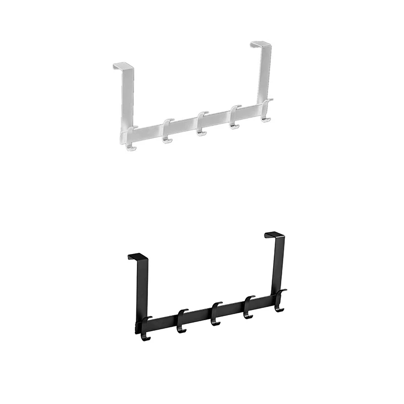 

5 Hooks Home Bathroom Organizer Rack Clothes Coat Hat Towel Hanger New Bathroom Kitchen