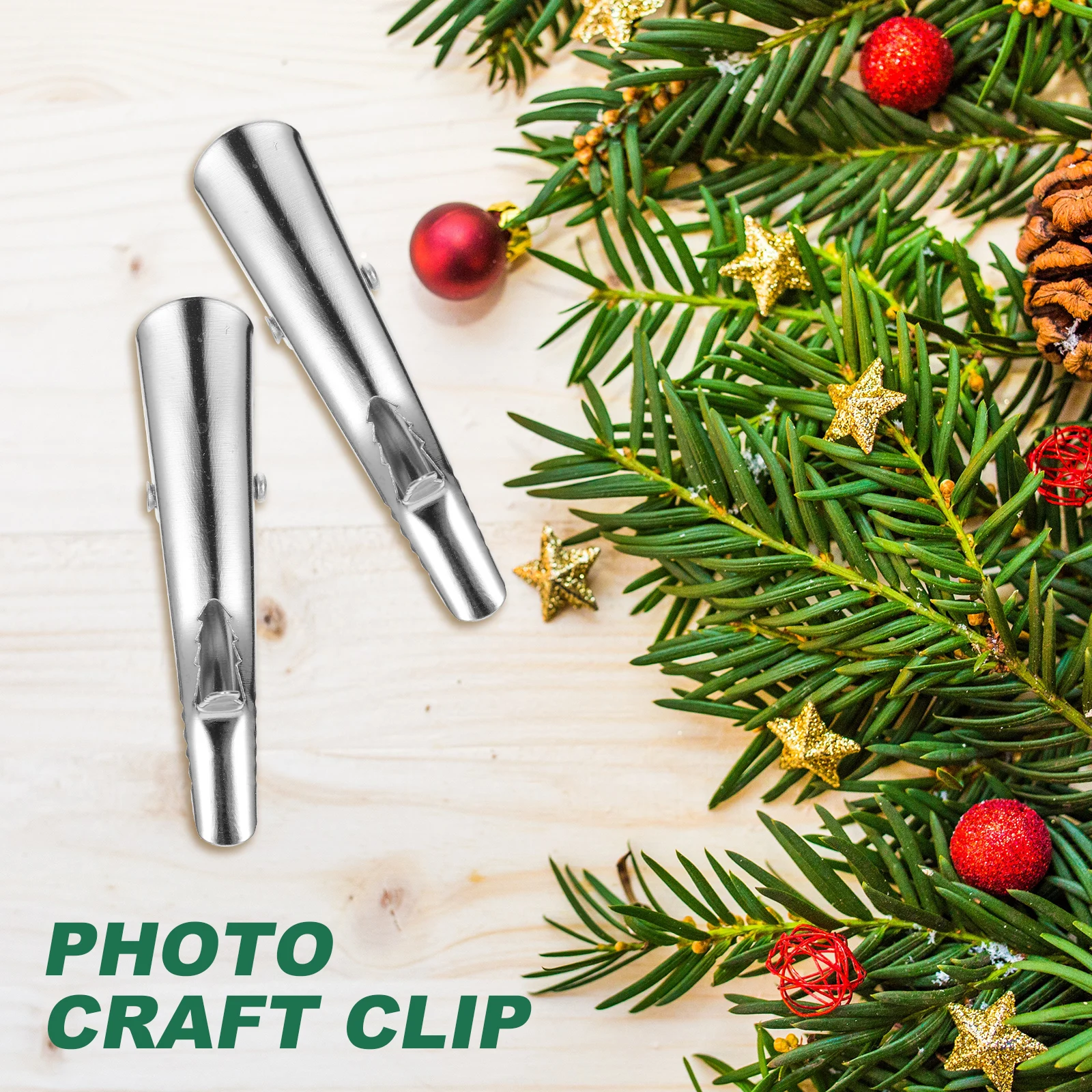 

Металлические зажимы для Рождества 50 шт.