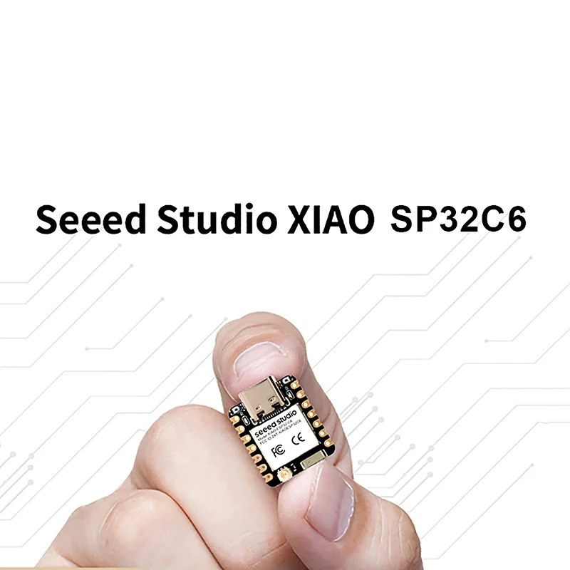 ESP32 Seeed Studio XIAO ESP32C6 WiFi 6 + Bluetooth-совместимый Ble 5 Поддержка Zigbee Matter WIFI Беспроводной