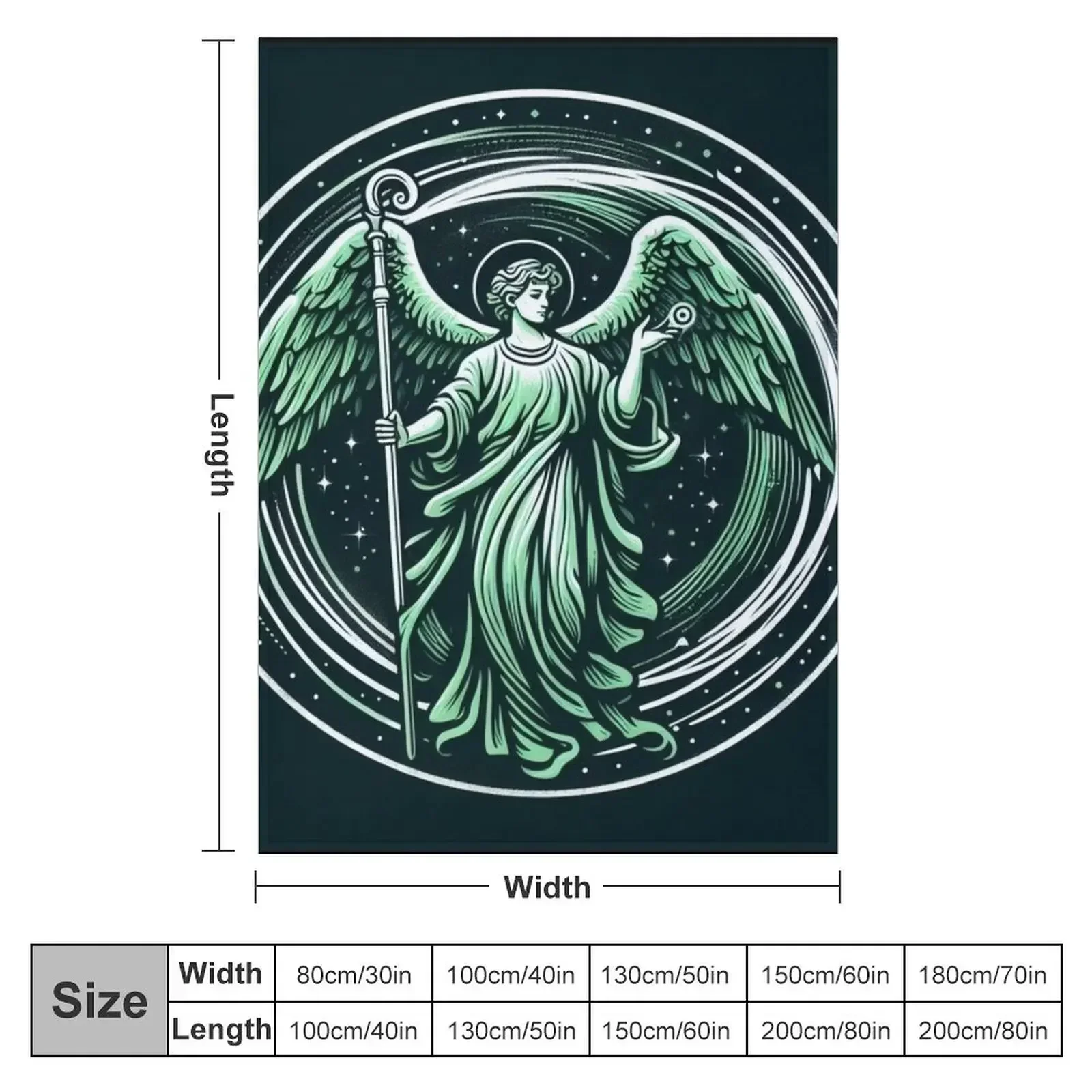 Одеяло в стиле аниме День святого Рафаэля