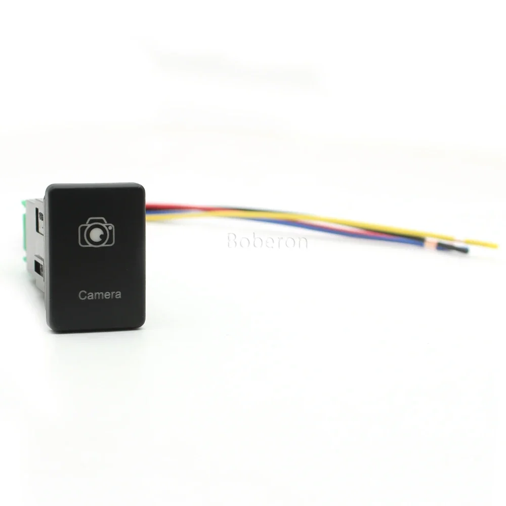 

Оранжевая светодиодная лампа, включение и выключение камеры, переключатель радара, датчик заднего багажника, музыкальная кнопка с проводом, автомобильные аксессуары для Toyota