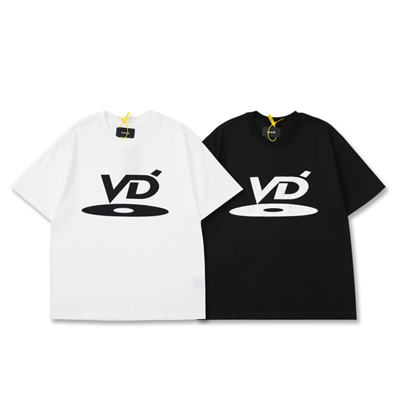 

Мужская свободная футболка VUJADE, женская летняя футболка большого размера, топ, футболки в стиле Харадзюку, Мужская футболка, уличная одежда,...