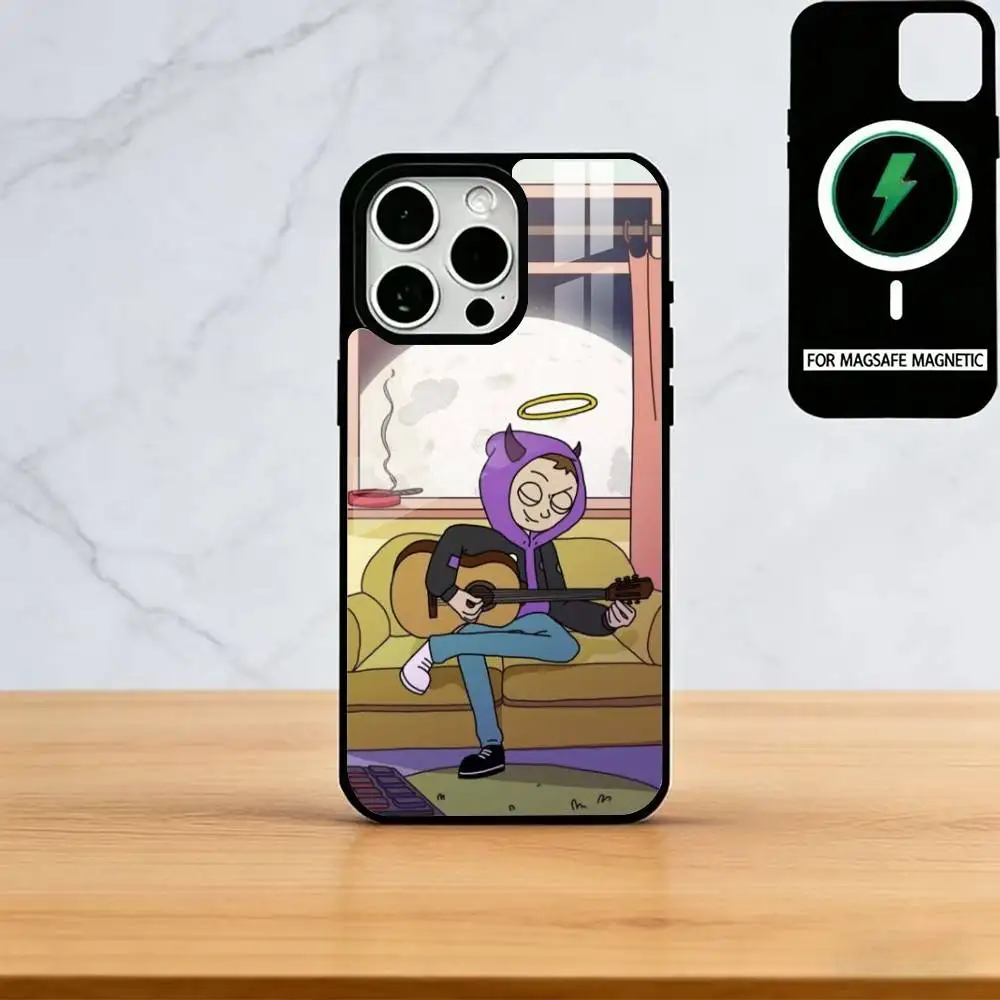 Фото Чехол для телефона Tha Supreme Rapper T-Thasup для iPhone 17, 16, 15, 14, 13, 12, 11 Plus, Pro, магнитный, для беспроводной зарядки Magsafe №3