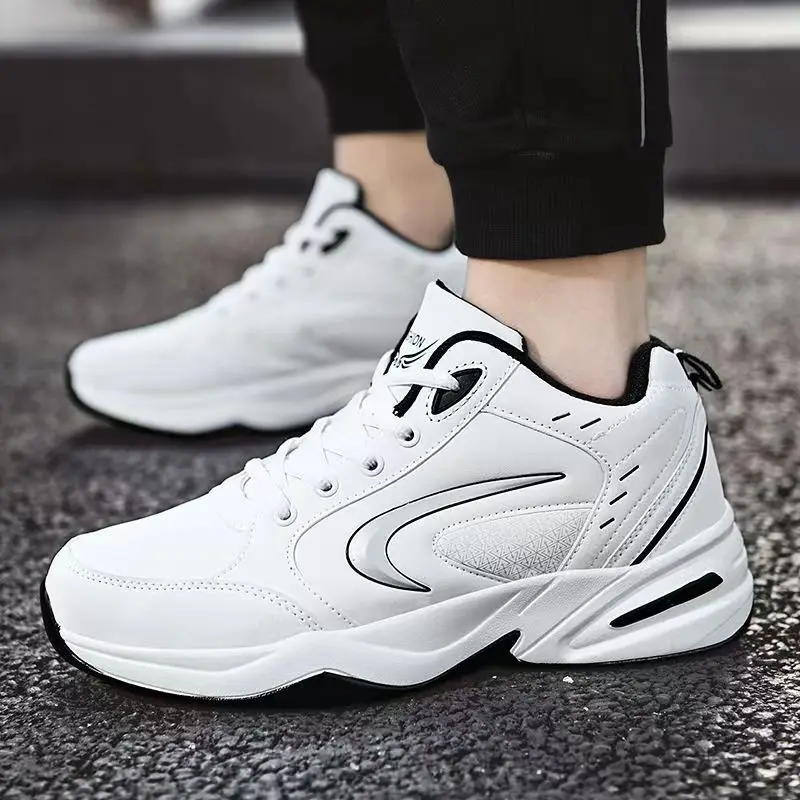 

Men's shoes autumn and winter leather face traditional retro sneakers adult travel shoes non-slip soles running shoes