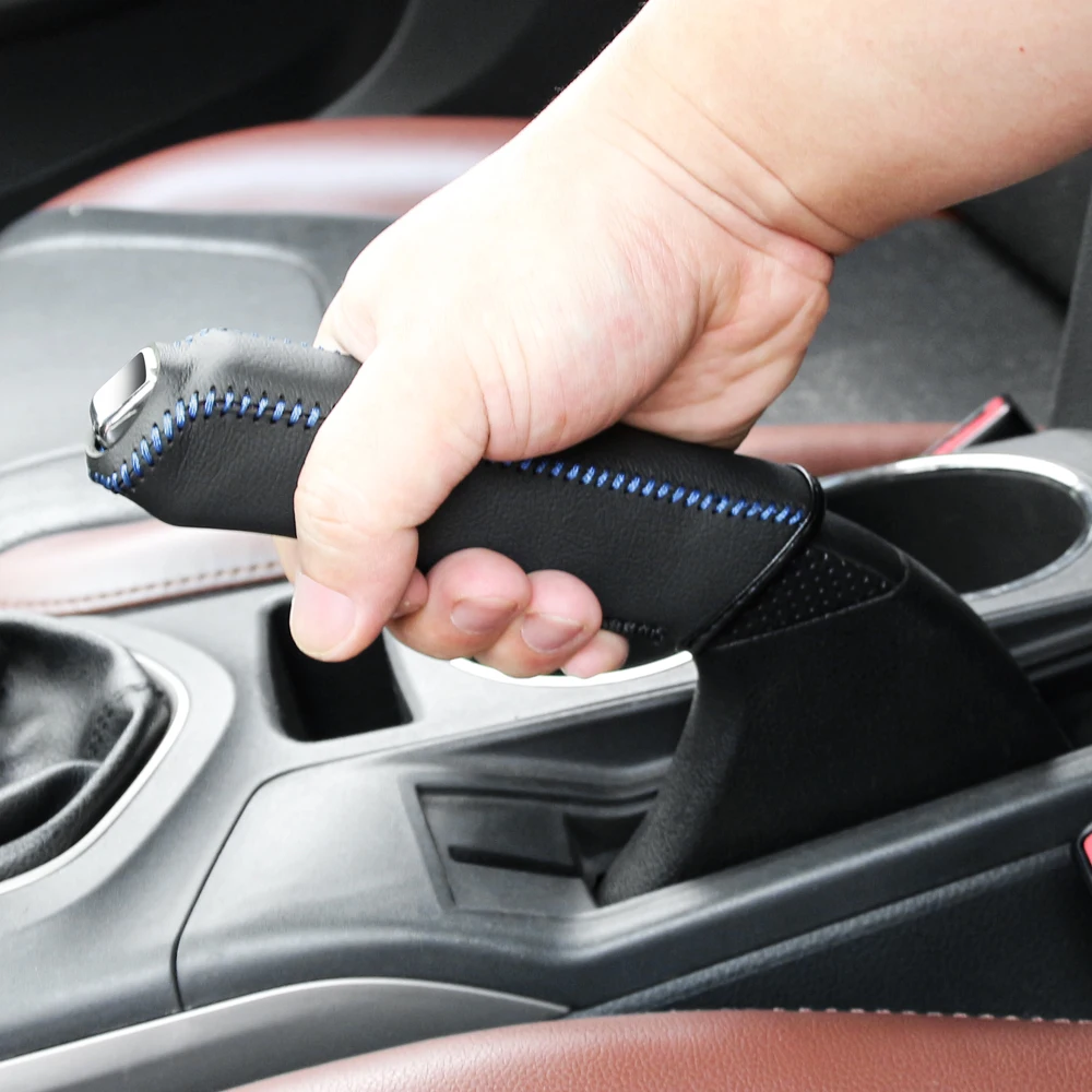 Универсальный автомобильный кожаный чехол с ручным тормозом для Seat Leon Mk3 5F Ibiza 6j 6l