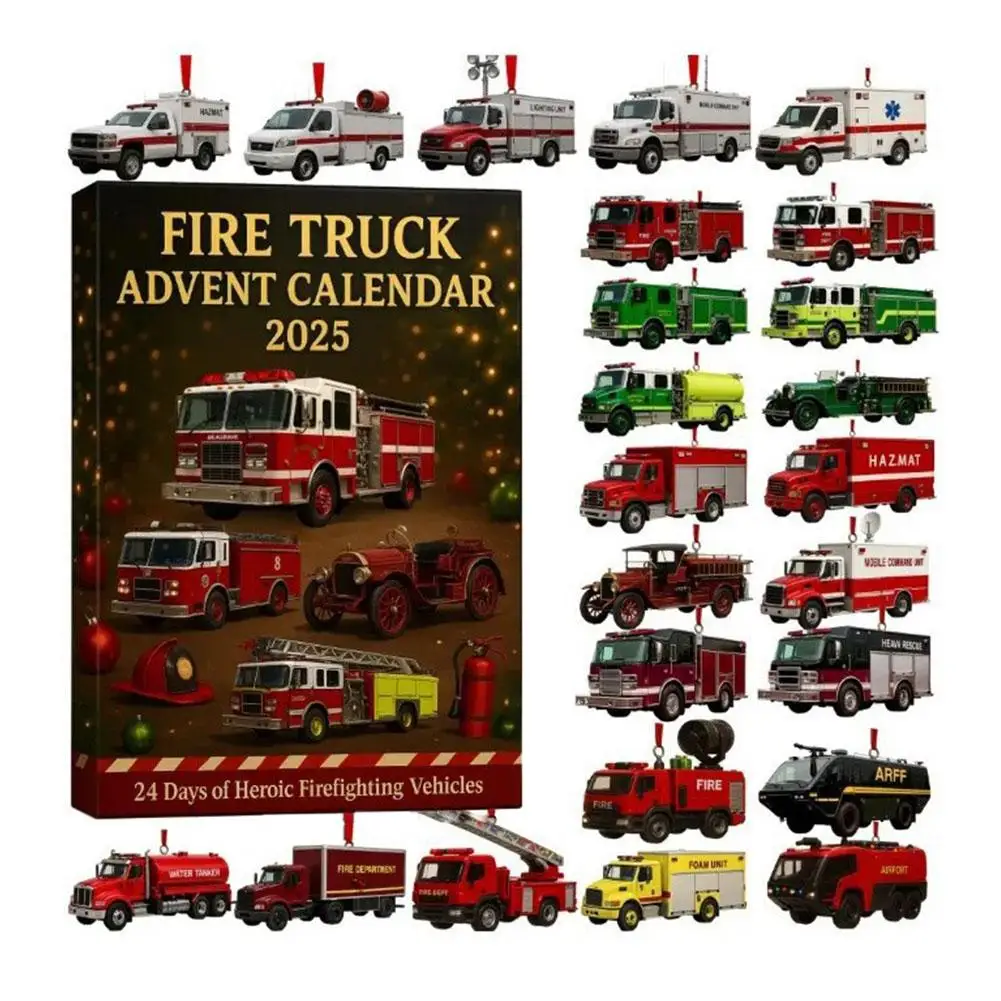 

Рождественский адвент-календарь пожарная машина