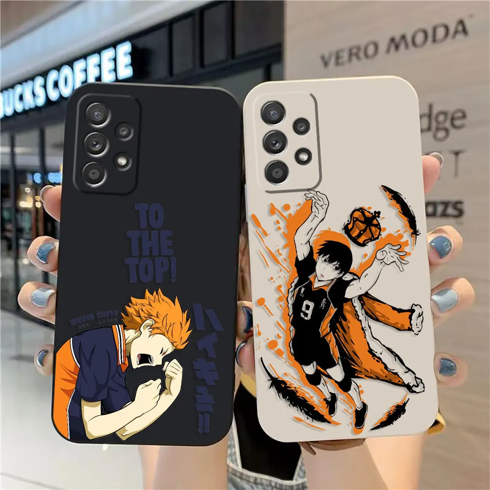 

Anime Manga Haikyuu Funda Case For Samsung A91 A73 A72 A71 A53 A52 A51 A42 A33 A32 A23 A22 A12 A22S A02S AO3S 4G 5G Colour Case