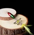 Вращающаяся приманка для ловли окуня, форель окунь, рыбная приманка вобблер г, 7 см