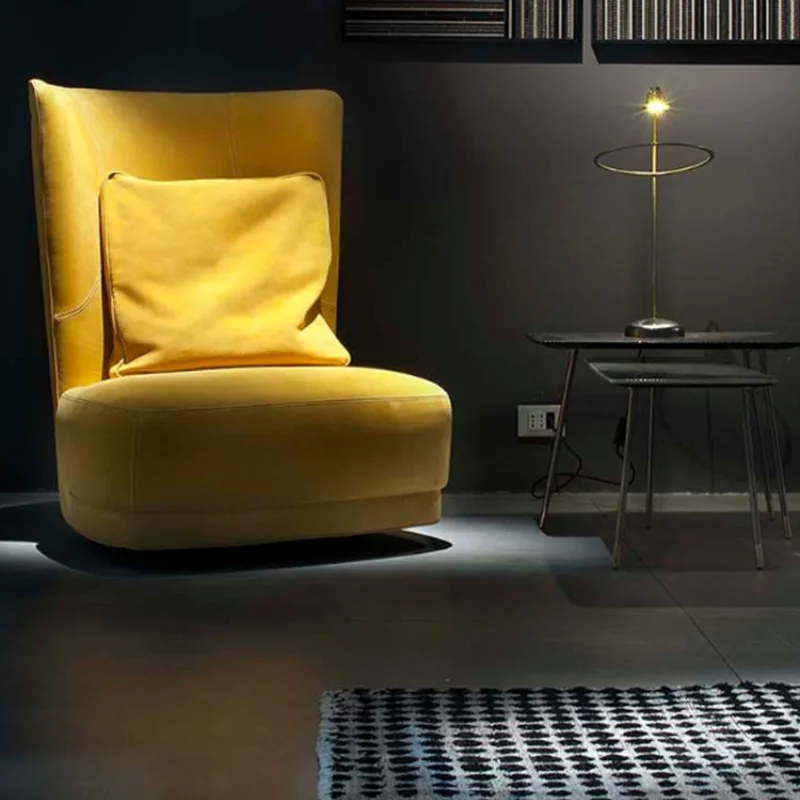 

Итальянская гостиная для отдыха, одинарный стул для спальни, балкона, одинарный диван, сетчатый стул знаменитости, диван