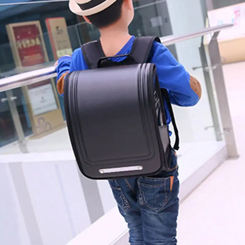 School Students Bookbag Japan PU Leather Japan Style Baby Bags